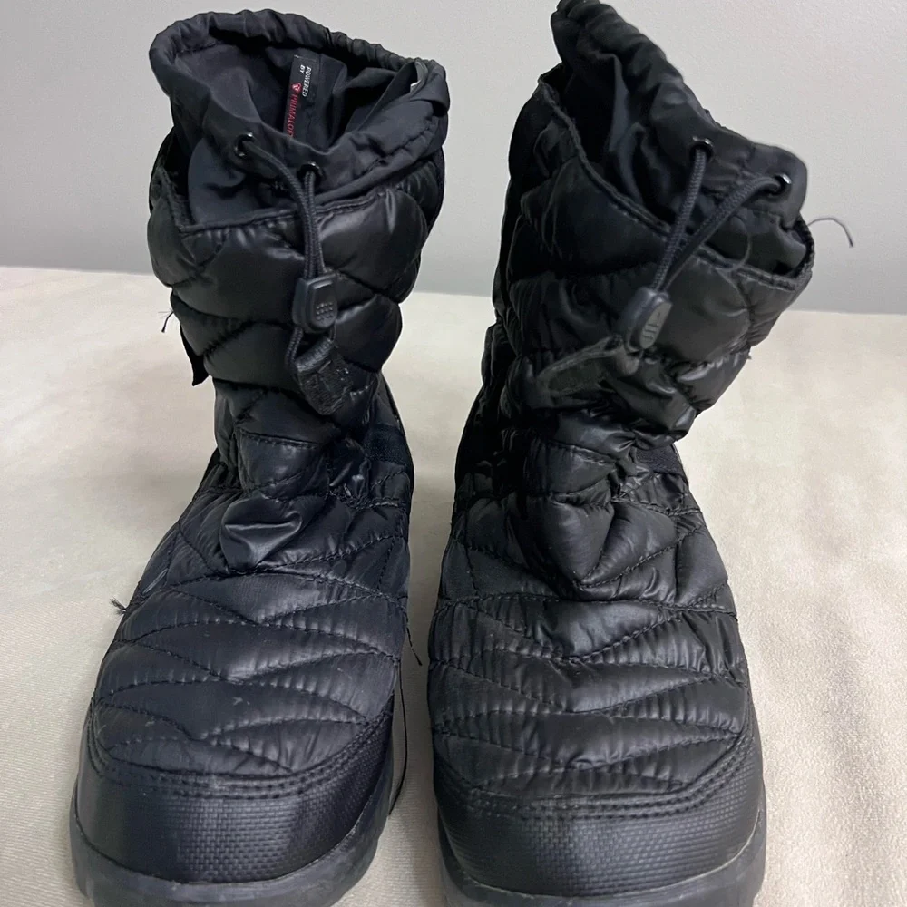 ❄️ The North Face Primaloft ThermoBall Winter Snow Boots Black Women’s 9 ❄️